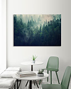 Obraz Ranná hmla nad lesom zs1209